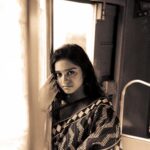 Akshatha Ajit Instagram - Something about the trains makes it special, the seeping breeze through your hair, lovely green scenery or could be a hot cup of ‘chai’ and book. Every window and every seat can tell a million stories and every story changes with the perspective of the view to the world. Whatever our destinations are but the journey towards is the greatest pleasure. . 📸 @hariz_comrade 💜