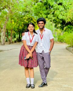 Akshatha Ajit Instagram - Kurumbu kara thangachi❤️ (Kutty konlanthai🐣) @akshathaa_ajit #selvaa__official #treanding #reels #sister #papa #thango PC: @hair.man._ Chennai, India