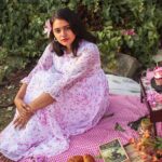 Akshatha Ajit Instagram - Pink loves us💕 . For @polagoclothing 💕 With @akshathaa_ajit 💕 . #polagoclothing #dress #pink #picnic #akshathaajit #summerdress #spring #floraldress #picnicshoot #_stillsandshots_photography_ Chennai, India