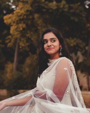 Akshatha Ajit Instagram - -KAMARI 🤍
.
THE “MOON”……
📸 @usual_light.captures 
E.A @subi.sebastian_ 
👗 @_gina_couture