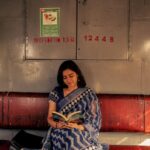 Akshatha Ajit Instagram – She sat by the window, lost in a novel, the rhythmic motion of the air gazing her auburn hair. She was able to feel the whispering sound of the untold stories in the journey, each glance revealed a universe of emotions.The train, an anthology of fleeting moments, carried its cargo of dreams and realities. The Train Tales… to it’s destination.
.
📸 @hariz_comrade 🤍