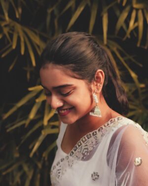 Akshatha Ajit Instagram - -KAMARI 🤍
.
THE “MOON”……
📸 @usual_light.captures 
E.A @subi.sebastian_ 
👗 @_gina_couture