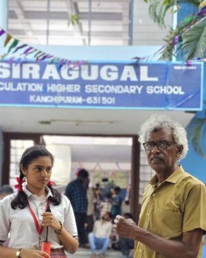 Akshatha Ajit Instagram - Siragugal ♥️ 
With my favourite @aravind_seiju anna♥️
Sagayam annneyyyyy 🤍
