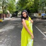 Akshatha Ajit Instagram - 💚💚 P.C @keetz.x ♥️ 👗 @svfashions_