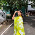 Akshatha Ajit Instagram - 💚💚 P.C @keetz.x ♥️ 👗 @svfashions_