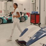 Alanna Panday Instagram – *Gives the clumsiest girl in the room a sports car to drive* 🏎️ 🏁

@yasisland @ymcofficial Yas Marina Circuit