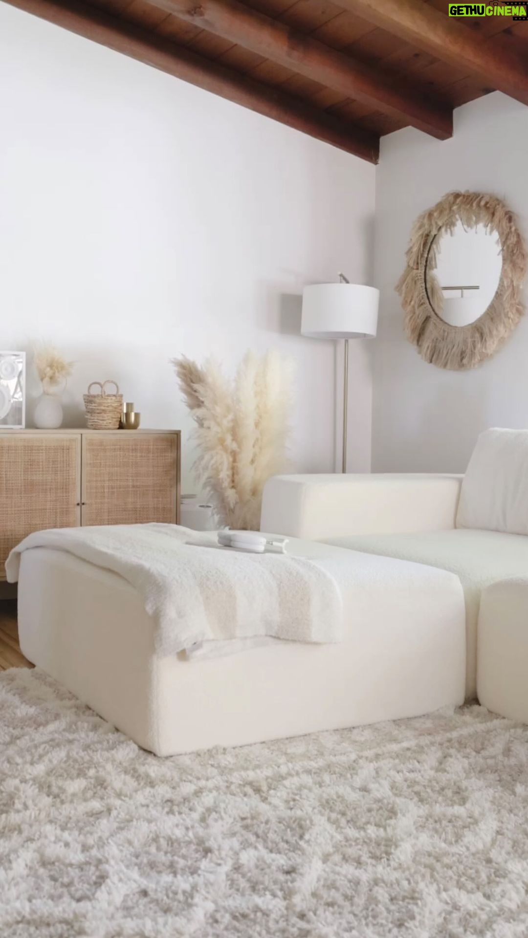 Alanna Panday Instagram - We've always wanted a pure white couch for our home and finally found the perfect one. It's made with high-performance fabrics that are stain resistant, liquid repellant and most importantly, super comfortable! 🤍 @diorama.living Los Angeles, California
