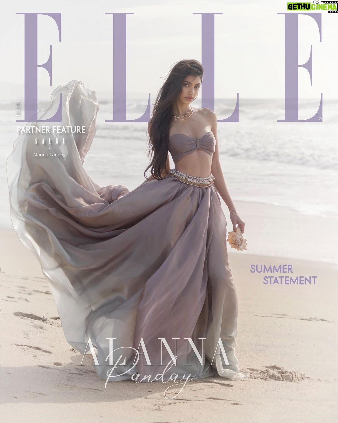 Alanna Panday Instagram - @elleindia 🤍 Shot by @ivor Wearing #KALKIxALANNA