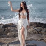 Alanna Panday Instagram - #KALKIxALANNA is finally here and I’m so excited to share it with you guys! This capsule collection is inspired by all things I love the most - Silhouettes inspired by sirens, colours of the water, sand and earth and elements like shells and pearls 🐚 Click on link in my bio to shop the collection!