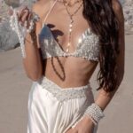 Alanna Panday Instagram - #KALKIxALANNA is finally here and I’m so excited to share it with you guys! This capsule collection is inspired by all things I love the most - Silhouettes inspired by sirens, colours of the water, sand and earth and elements like shells and pearls 🐚 Click on link in my bio to shop the collection!