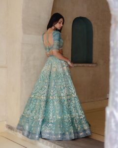Alanna Panday Instagram - Did a little Pre-Wedding Shoot with @hellomagindia Shot by @thehouseontheclouds Wearing @falgunishanepeacockindia Jewellery @outhousejewellery Styled by @stylebyami Location @sixsensesfortbarwara Six Senses Fort Barwara
