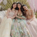 Alanna Panday Instagram - My Bride Tribe for life 🤍 This was such a special day with my girls. My sisters @aaliyawashere @alizehagnihotri threw me the most gorgeous Mehndi! @rysapanday surprised me from LA and @ananyapanday helped her plan everything. So many happy tears were shed this day. Love you guys more than anything 🥹