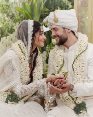 Alanna Panday Instagram - Yesterday was a fairy tale, I love you more than anything in the world @ivor can’t wait to start a family with you 🤍♾️ @thehouseontheclouds