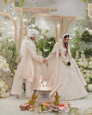 Alanna Panday Instagram - Yesterday was a fairy tale, I love you more than anything in the world @ivor can’t wait to start a family with you 🤍♾️ @thehouseontheclouds