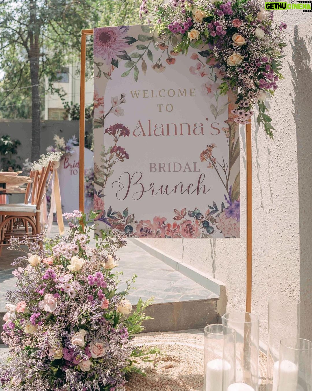 Alanna Panday Instagram - We worked with @doitup.today for our engagement party a year and a half ago and I’m so happy they got to be a part of this bridal brunch to kick start the wedding celebrations 🌸 🌷🌺
