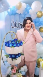 Aleeza Khan Instagram - Happy birthday to My dearest My Darling My Partner @mohammed_nagaman 🎂🎂🥳🥳🎉🎉🍾🍾🎶🎁🎁💖💖🎁 On this beautiful day ,Mat Allah fulfill all ur dreams and wishes. May you keep smiling forever. Our reaction is a Love and hate ,But don't you think eegular one would had been boring. To many more beautiful bdays ahead. ♥️♥️♥️ Love& hate you to the Moon and back 😂😂😂 #birthday #happybirthday #iamaleezakhan #aleezakahn #mn #mohammad #internationaliconicawards2023 #goodtimes #happytimes #augustbabies #leoborn #leofamily #bornstar #blessedpeople #lovedforever ♥️♥️♥️