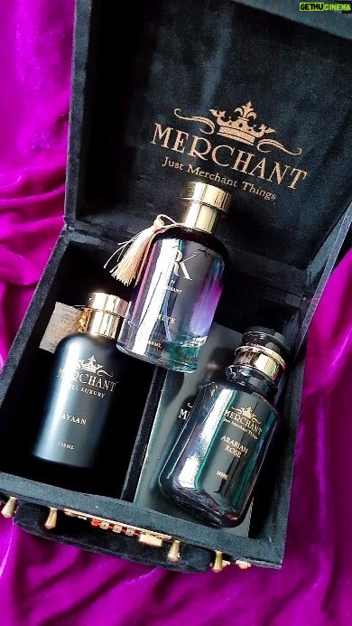 Aleeza Khan Instagram - If you're looking for a long-lasting fragrance that's uniquely you, shop our range of luxurious Indian scents. Rich and elegant, these scintillating scents will always leave you feeling your best. All fragrances are crafted to suit both genders and can work for a variety of occasions, be it a casual first date, an evening out with friends or when you really need to dress to impress. Our perfumes are also long-lasting and can last for up to 24 hours so you leave behind a trail of elegance wherever you go. ■A subtly elegant fragrance, Arabian Rose steals your attention with its floral, fruity charm. Notes of saffron and jasmine meld beautifully together to create a scented production that delights every sense, leaving you feeling on top of the world. ■The Essence of Pure Sophistication, RK White by Merchant, our latest creation, is a fragrance that embodies pure sophistication and timeless allure. ■A creation of our esteemed perfume house, Ayaan embodies the essence of timeless elegance. Crafted to be long lasting and affordable, this unisex fragrance is a testament to our commitment to delivering exquisite scents accessible to all. Merchant - Smell Luxury Buy Yours Now : www.justmerchantthings.com #merchantperfumes #merchantsmellluxury #jmt #justmerchantthings #luxuryperfume #fragrance #perfumecollection #perfumes #perfumelovers #nicheperfume #perfumeaddict #fragrancelover #scentoftheday #parfum #instaperfume #luxury #perfumelover #fragrancecollection #nichefragrance #eaudeparfum #originalperfume #perfumeoftheday #perfumeshop #luxurylifestyle #fragrances #luxuryfragrance #authenticperfume #india #fragranceoftheday