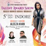 Aleeza Khan Instagram - COME AND JOIN US FOR THIS FUNFILLED WONDERFUL EVENING !! ♥️♥️TALENT AWARD SHOW 2024 ♥️♥️ NAIL ART AND MAHENDI COMPETITION DATE : 5TH JAN 2024 CITY : INDORE ORGANISED BY: JYOTI TRUST FOUNDATION.