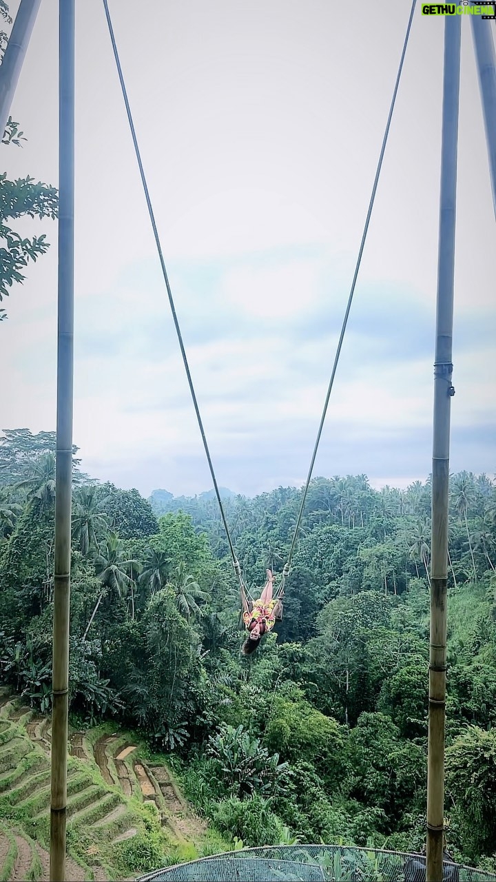 Amandeep Sidhu Instagram - Travel far, travel wide , travel solo💜 . . . . . . . #amandeepsidhu Bali Swing - Bali - Indonesia