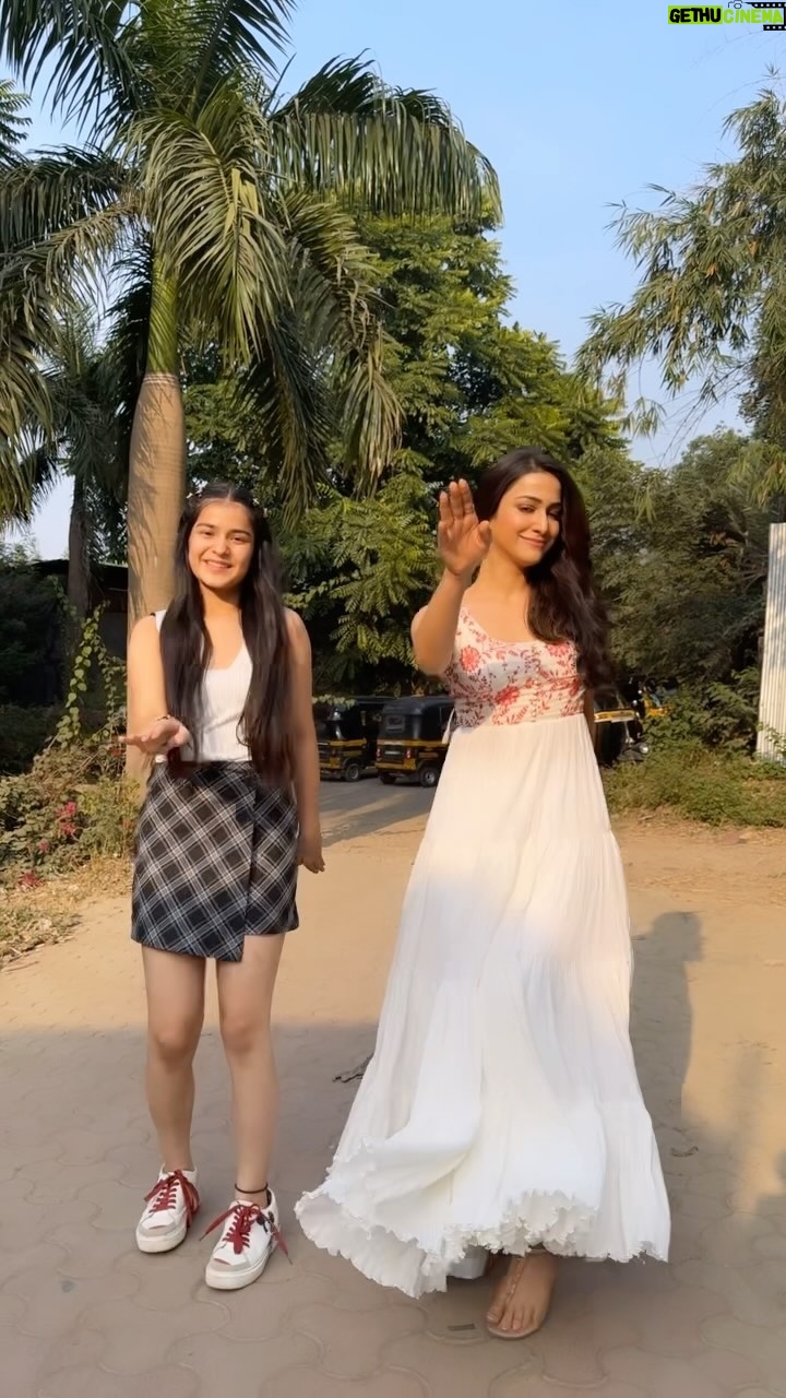 Amandeep Sidhu Instagram - Hopping on the trend with mini me 🦋 . . . . #amandeepsidhu #trendingreels #reels #toodles