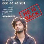Amardeep Chowdary Instagram – He’s emerging and back in the game..

Please vote and support 🙏❤️@amardeep_chowdary 

How to vote ?

* Login to Disney plus hotstar 
* Search Biggboss Telugu 7
* Tap on vote 
* Cast 1 vote to Amardeep 
* Give 1 missed call to 8886676901

#voteforamardeep #supportamardeep #amardeep #biggboss7telugu #starmaa