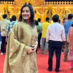 Amika Shail Instagram – Sabko maha Nabami ki shubhkamnaye ❤️
#durgapuja 
.
.
.
#AmikaShail #nabami #pujo #festiveseason #bengali #durga
