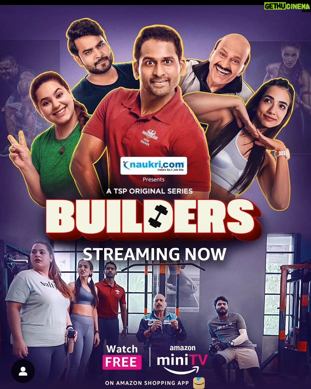 Amika Shail Instagram - Ab gym jaane ke liye membership nahi, bas ek cheez chahiye- Amazon miniTV. Miliye mujhse #Builders me. streaming now on @amazonminitv jo hai aapke Amazon Shopping app pe bilkul free ✨ @thescreenpatti @lalitamanand @pracheen_peg #VikasSharma @anandeshwardwivedi @theviralfever #BuildersOnAmazonminiTV #StreamingNow