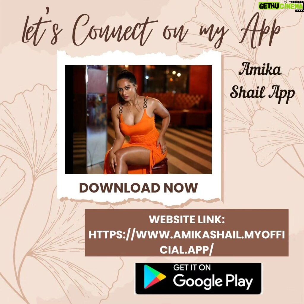 Amika Shail Instagram - Now you can catch my exclusive content from my App.. DOWNLOAD NOW ! 🤘 . . Powered by @darkmattertechnologic .. . #AmikaShail #app #playstore #exclusive #instagram