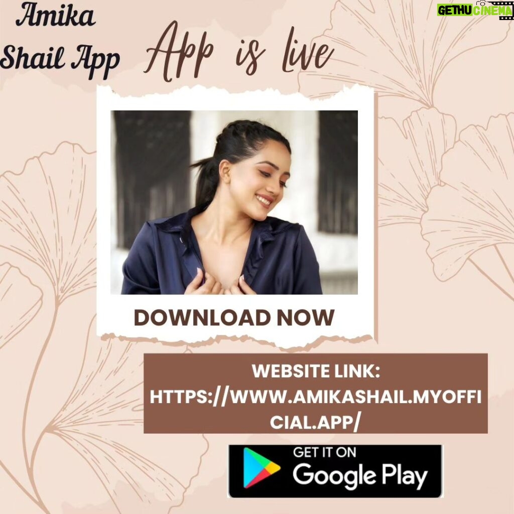 Amika Shail Instagram - Now you can catch my exclusive content from my App.. DOWNLOAD NOW ! 🤘 . . Powered by @darkmattertechnologic .. . #AmikaShail #app #playstore #exclusive #instagram