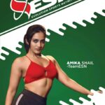 Amika Shail Instagram - Presenting @esnindia 🔥 . . #AmikaShail #jhontyrhodes #esn #brandambassador #athlete