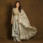 Amritha Aiyer Instagram - 💫🌟 . Outfit - @shyamalbhumika Jewellery - @rubans.in @oakpinionpr Styled - @shrushti_216
