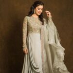 Amritha Aiyer Instagram - 💫🌟 . Outfit - @shyamalbhumika Jewellery - @rubans.in @oakpinionpr Styled - @shrushti_216