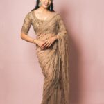 Amritha Aiyer Instagram - ⭐️💫 . Outfit - @archana.karthick @jeeva_karunya95 Earrings- @kushalsfashionjewellery