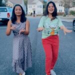 Amruta Deshmukh Instagram - Two Amrutas with No Jhumkas! Had a great time in Pennsylvania with @amruta2000 and family..also..an escaped prisoner from news gave me an American-crime-story like feels !