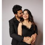 Amruta Deshmukh Instagram - "I came here tonight because when you realize you want to spend the rest of your life with somebody, you want the rest of your life to start as soon as possible." ~When Harry Met Sally • #Engaged #ForeverTogether • Pictures by: @shrutisbagwe Hair and MUA: @saurabh_kapade Prasad’s styling: @tanmay_jangam Wearing: @chetansachala