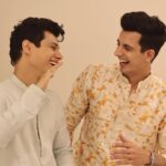 Anahita Bhooshan Instagram - गणपती बाप्पा मोरया, पुढच्या वर्षी लवकर या 🤍 How can these 10 days with Gannu not be full of happiness? Waiting for you to come back Gannu 🤍 until next year 🫰🏻 . Anahita’s Outfit - @karathelabel_ Shubham’s outfit - @kisah_in Mumbai, Maharashtra