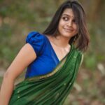 Ananthika Sanilkumar Instagram - Unnod nenjamm ✨ Saree : @thenmozhidesigns 📸 : @athul_whiteramp