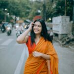 Ananthika Sanilkumar Instagram – and the wind whispered…🧡
:
@akhil_.n 📸