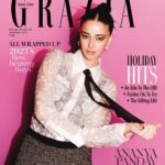 Ananya Panday Instagram - Actor, influencer, kindness ambassador – if there’s anyone who passes the vibe check for all that the new generation values, it’s Ananya Panday. And so, here we are, another trip around the sun. As we bid goodbye to 2023, it’s safe to say that we are ready to get into the celebratory spirit and what better way to do it than with an issue that focuses on all things that get the party started. Ananya is wearing a silk organza shirt, tie, both Abraham & Thakore; embellished pearl high-waisted shorts, Namrata Joshipura; hoop earrings, ear cuff (part of a set), open ring, all Swarovski Photograph: Tito at A Little Fly Fashion Director: Pasham Alwani Words: Samreen Tungekar Make-up: Mitesh Rajani Hair: Mike Desir at Anima Creative Management Assisted by (styling): Nishtha Parwani Fashion Intern: Karena Vinaik Production: Yusuf Lokhandwala Artist’s PR Agency: Hype PR #GraziaIndia #AnanyaPanday #Ananya #DecemberCover