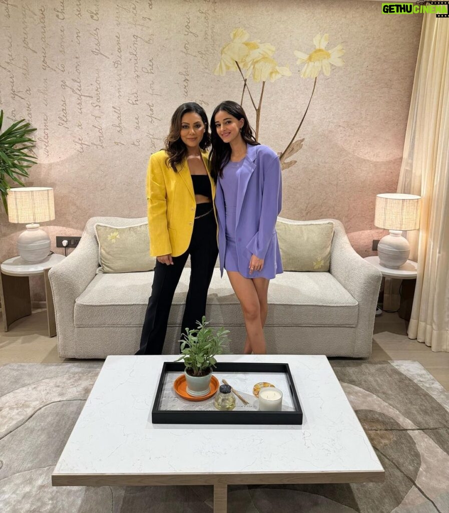 Ananya Panday Instagram - my first home .. my dream home ❤ thank you @gaurikhan no one could have understood exactly what I wanted better than you and made it so so so special for me ❤ you’re the best, love you!!!