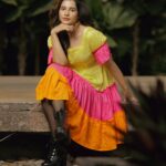 Angana Roy Instagram - It's beginning to look a lot like Christmas, here's some December sunshine! 😇 #newpost #sunshinedress #sunshine #december #weatheringwithyou #wintermood #wintermorning #fridaypost #friyay #fridaymood #yellowdress #anganaroy #photoshoot #lovefromA