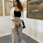 Anisha Victor Instagram - Art Date at @artmumbaiofficial last weekend 🖼️ #art #artfest #amritashergil #artmumbai Mahalaxmi Race Course