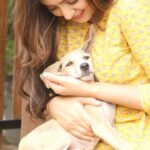 Anjali Tatrari Instagram - Pillu time 🐶 . . . #anjalitatrari #yuvikamahajan #vanshaj #bts