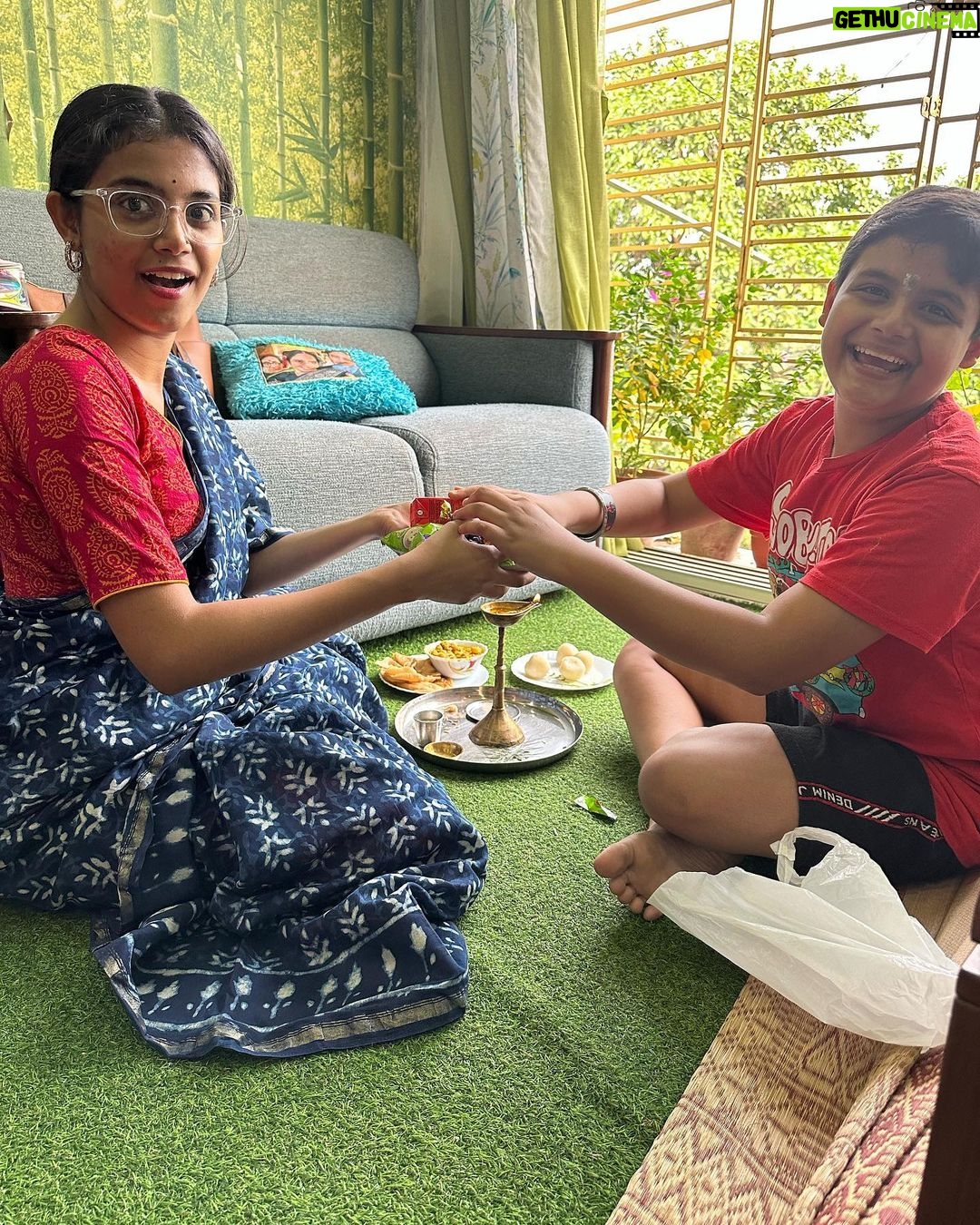 Ankita Bhattacharyya Instagram - শুভ ভ্রাতৃদ্বিতীয়া ❤️ #Bhaifota #bhaiduj❤