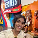 Ankita Bhattacharyya Instagram – Hershey’s chocolate World 😍🍫 Hershey’s Chocolate World
