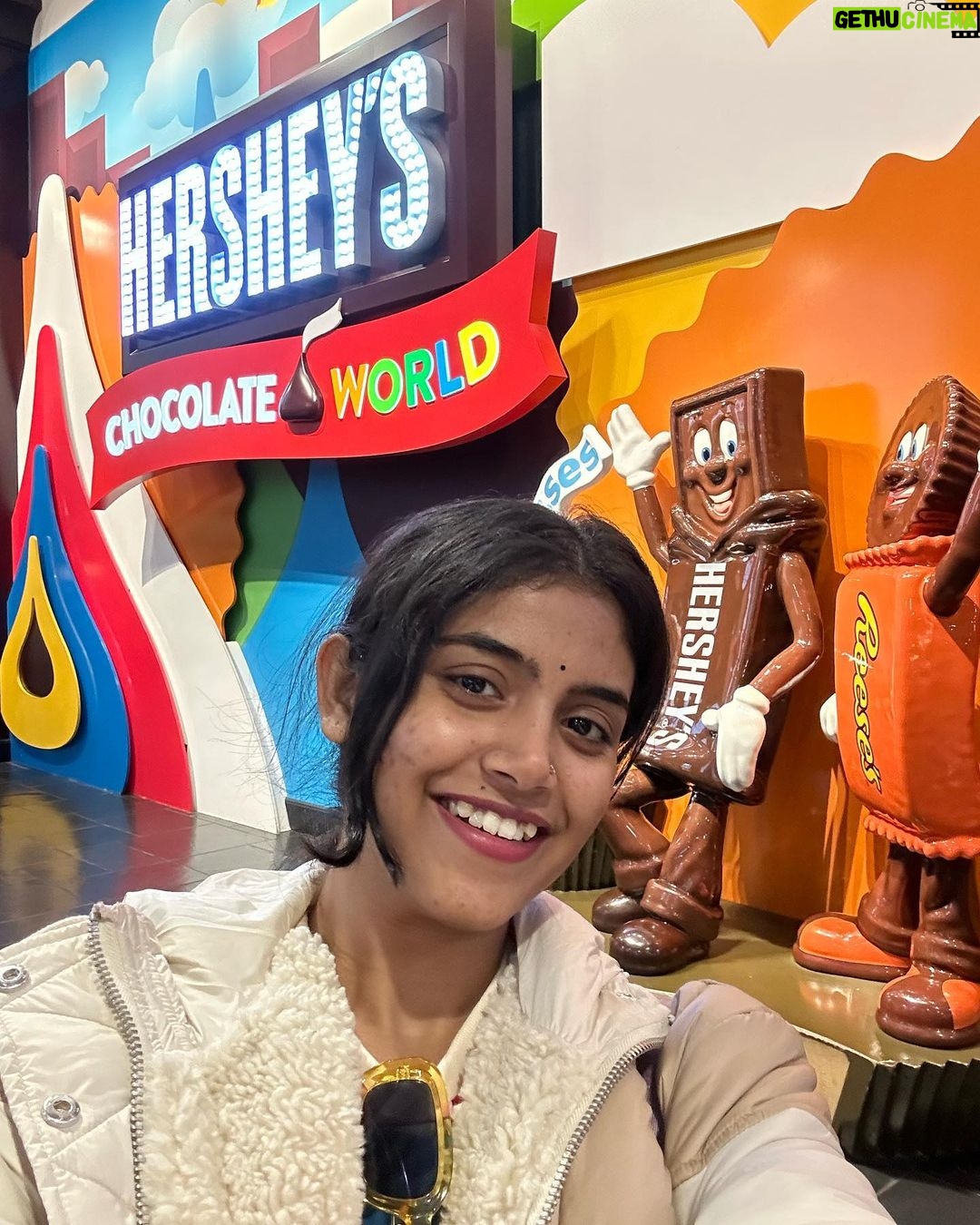 Ankita Bhattacharyya Instagram - Hershey’s chocolate World 😍🍫 Hershey's Chocolate World
