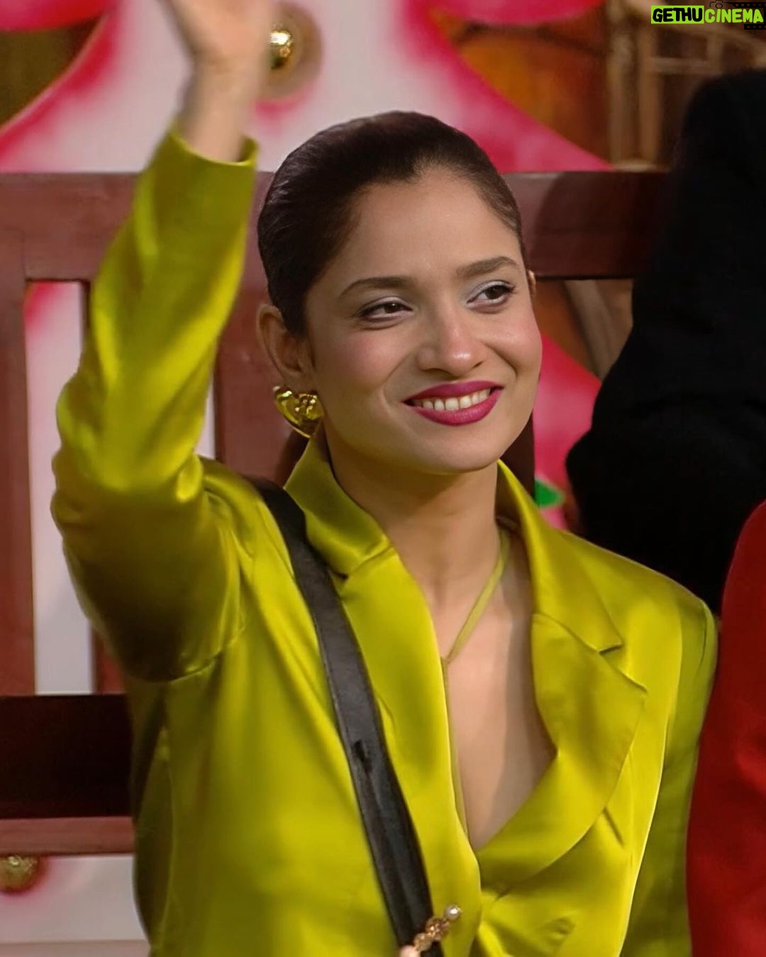 Ankita Lokhande Instagram - Bringing her own lime light β¨π Top: @savlamba π @womencode.in Styled By: @hemlataa9 @stylebyhemlataa Assisted By: @saloni142_ @colorstv @beingsalmankhan @officialjiocinema @endemolshineind #AnkitaLokhande #Ankita #AnkitaIsTheBoss #BiggBoss #BB17 #DilDimaagAurDum #Colors #SalmanKhan #JioCinema