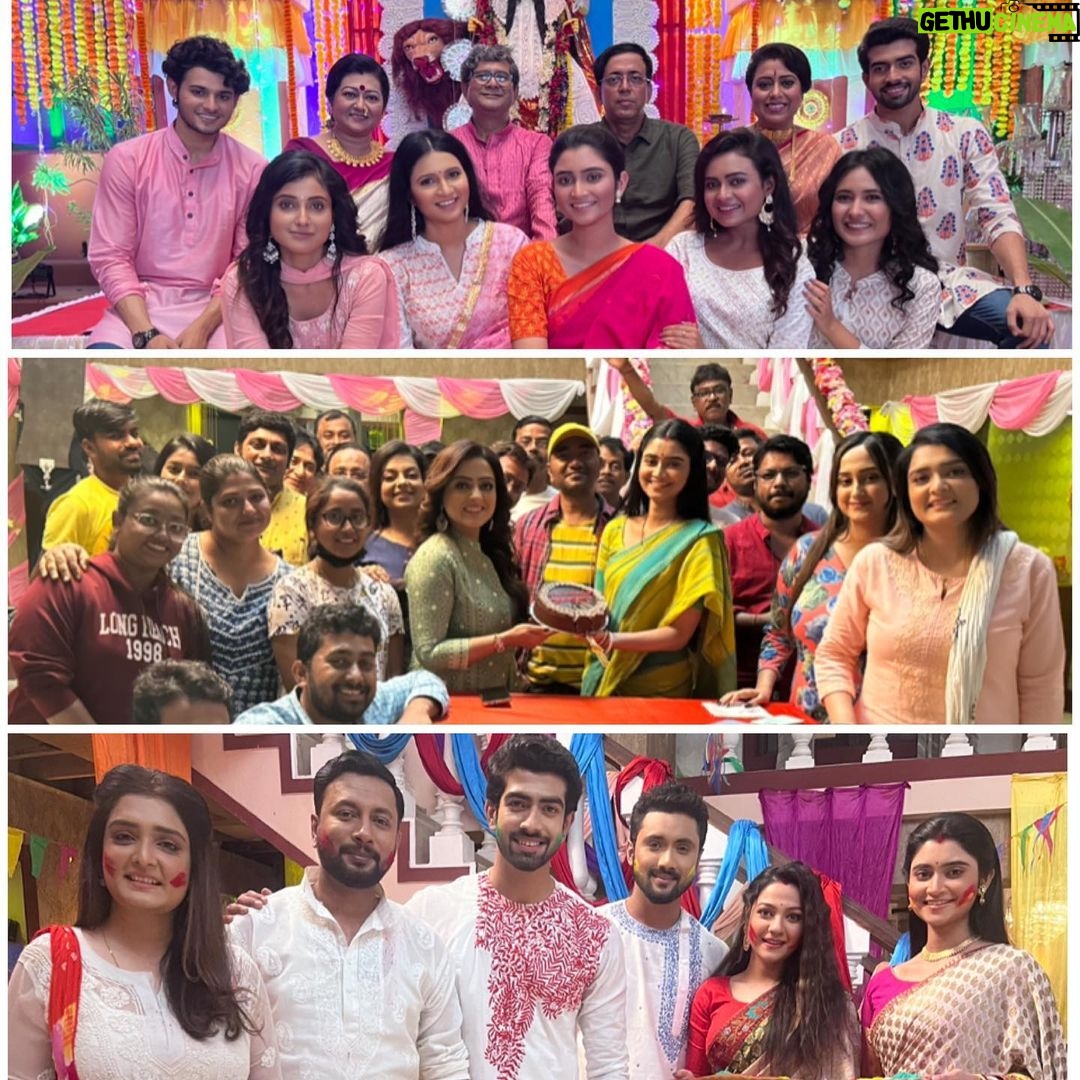 Ankita Mallick Instagram - One year and a week of learning, laughing and loving π₯. One year of being Jagadhatri.π«. One best year of my life so far π§Ώ. Thank you Dada for giving me this life.Thank you for giving me everything I have today Dada.@blues_productions π And last but not the least thank you my lovely lovely audience π«Άπ»β₯οΈ @zeebanglaofficial thank you π . . #oneyearofjagadhatri #jagadhatri #zeebangla #bluesproduction