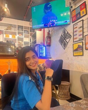 Ankita Mallick Instagram - Come on India 🇮🇳

#india #bleedblue #worldcup #instamood