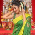 Ankita Mallick Instagram - শুভ সপ্তমী🌸💕 @zeebanglaofficial